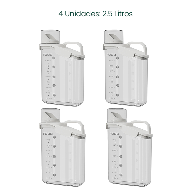 19 Utensílios de Cozinha em Silicone Premium + KIT 4 Potes Herméticos de Brinde