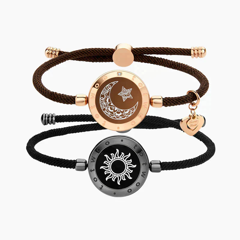 Par de Pulseiras do Amor e Amizade Eterna