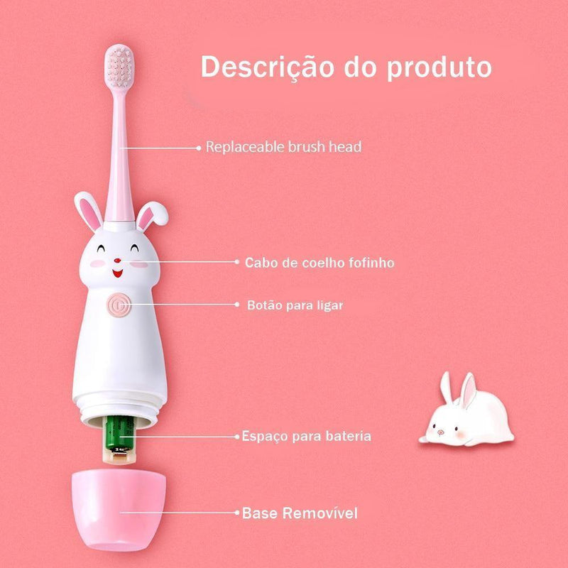 Escova De Dentes Elétrica De Coelho - Loja Compre Mais